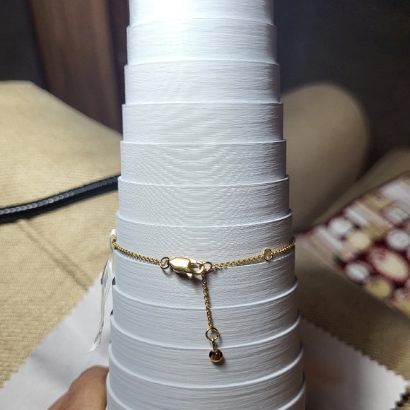 Monica Vinader Gold June Birthstone Chain Bracelet, without box. # 87 - Picture 7 of 7